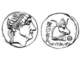 Coin of Antiochus I Soter 280-261 BC